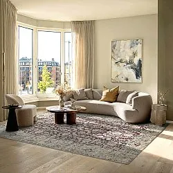 Tapete de tecelagem plana - Delvar (vermelho)