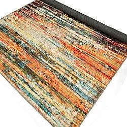 Tapete de tecelagem plana - Kazea (laranja/multicolor)