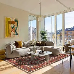 Tapete de tecelagem plana - Khalamir (vermelho)