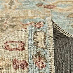 Tapete de tecelagem plana - Layla (azul claro)