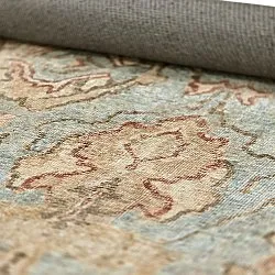 Tapete de tecelagem plana - Layla (azul claro)