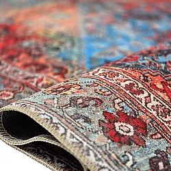 Tapete de tecelagem plana - Mardin (vermelho/azul)