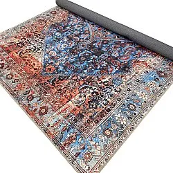 Tapete de tecelagem plana - Mardin (vermelho/azul)