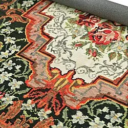 Tapete de tecelagem plana - Masarida (preto/multi)