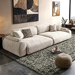 Tapete de tecelagem plana - Meralis (preto)