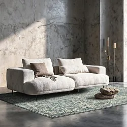 Tapete de tecelagem plana - Meralis (azul)