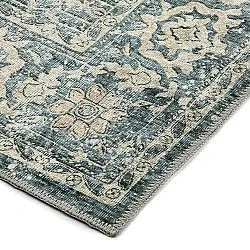 Tapete de tecelagem plana - Meralis (azul)