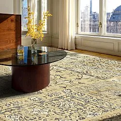 Tapete de tecelagem plana - Myrina (bege)