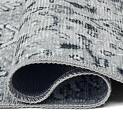 Tapete de tecelagem plana - Myrina (cinza)