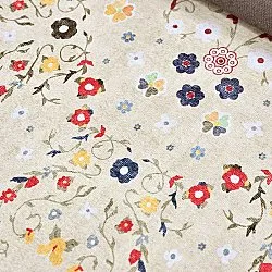 Tapete de tecelagem plana - Nabilar (creme)