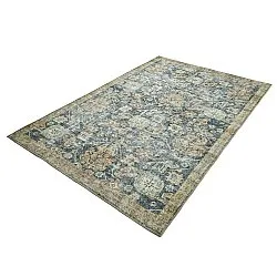 Tapete de tecelagem plana - Noura (azul)