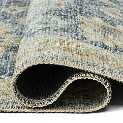 Tapete de tecelagem plana - Noura (azul)