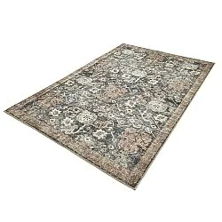 Tapete de tecelagem plana - Noura (azul escuro)