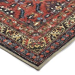 Tapete de tecelagem plana - Omarien (vermelho)