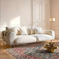 Tapete de tecelagem plana - Samaria (vermelho)