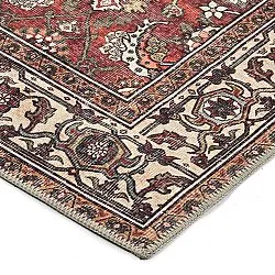 Tapete de tecelagem plana - Samaria (vermelho)