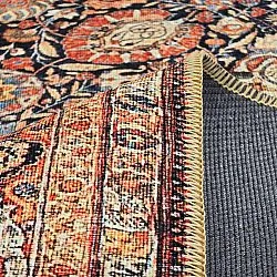 Tapete de tecelagem plana - Selamira (azul/multi)