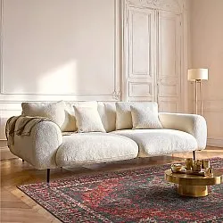 Tapete de tecelagem plana - Velamir (vermelho)