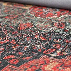 Tapete de tecelagem plana - Velamir (vermelho)