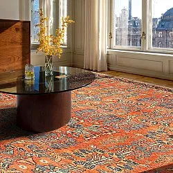 Tapete de tecelagem plana - Yasirah (laranja)