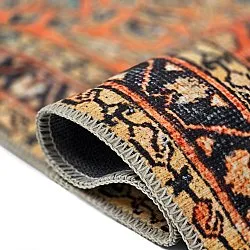 Tapete de tecelagem plana - Yasirah (laranja)