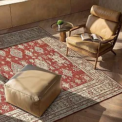 Tapete de tecelagem plana - Zuleina (vermelho)