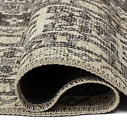 Tapete de tecelagem plana - Zuleina (cinza escuro)