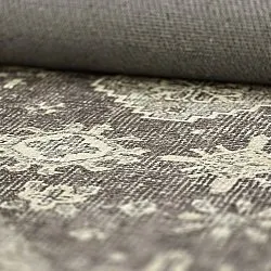 Tapete de tecelagem plana - Zuleina (cinza escuro)