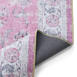 Tapete de tecelagem plana - Adeleine (rosa)