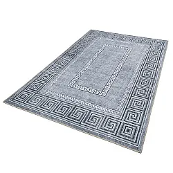 Tapete de tecelagem plana - Ankara Versace (cinza)