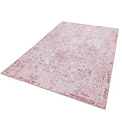 Tapete de tecelagem plana - Denizli (rosa)