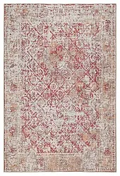 Tapete de tecelagem plana - Douz (vermelho/bege)