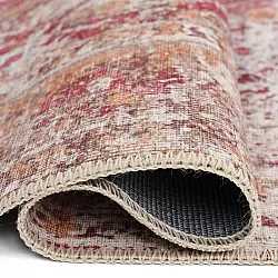 Tapete de tecelagem plana - Douz (vermelho/bege)