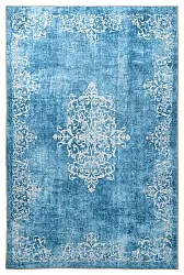 Tapete de tecelagem plana - Santi (azul)