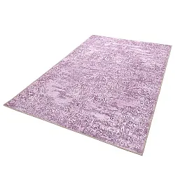 Tapete de tecelagem plana - Valenza (rosa)
