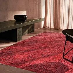 Tapete de tecelagem plana - Valenza (vermelho)