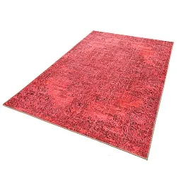 Tapete de tecelagem plana - Valenza (vermelho)