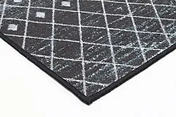 Tapete Wilton - Stella (preto/branco)