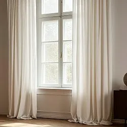 Cortinas - Cortina de linho Andrada (bege)