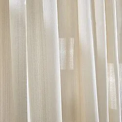 Cortinas - Cortina imitação de linho Andrada (bege)