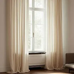 Cortinas - Cortina de linho Andrada (marrom)