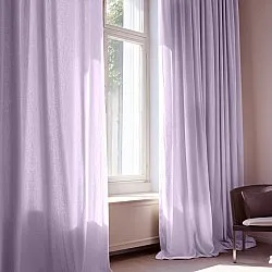 Cortinas - Cortina imitação de linho Andrada (roxo)