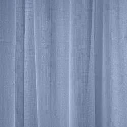 Cortinas - Cortina imitação de linho Andrada (azul escuro)