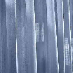 Cortinas - Cortina imitação de linho Andrada (azul escuro)