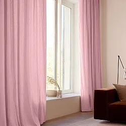 Cortinas - Cortina de linho Cosmina (rosa)
