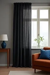 Cortinas - Cortina de linho Cosmina (preto)