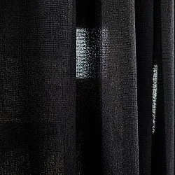 Cortinas - Cortina de linho Cosmina (preto)