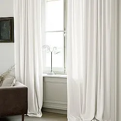 Cortinas - Cortina de linho Cosmina (branco)