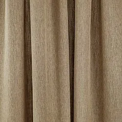 Cortinas - Cortina de linho Melania (marrom)
