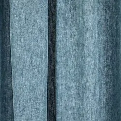 Cortinas - Cortina de linho Melania (turquesa escuro)
